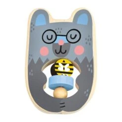 Hochet En Bois ' Ourson Teddy' De Michelle Carlsund Vilac® - Jouets En Bois