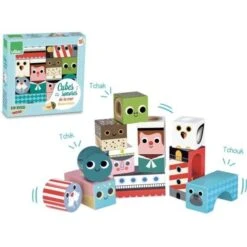 Hochets En Bois Sensoriel 11 Cubes Sonores De La Mer Ingela P.Arrhenius Vilac®- Jouets En Bois -Jouets En Bois hochets en bois sensoriel cubes sonores de la mer ingela parrhenius vilac jouets en bois 2