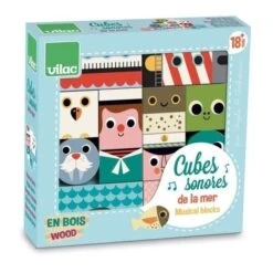 Hochets En Bois Sensoriel 11 Cubes Sonores De La Mer Ingela P.Arrhenius Vilac®- Jouets En Bois -Jouets En Bois hochets en bois sensoriel cubes sonores de la mer ingela parrhenius vilac jouets en bois 4