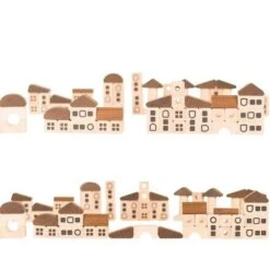 Jeu Cubes & Formes De Construction Ville Nature Goki® - Jouets En Bois -Jouets En Bois jeu cubes formes de construction ville nature goki jouets en bois 2