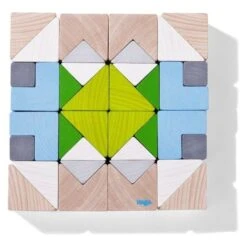 Jeu En Bois D'assemblage En 3D 36 Pièces Mosaïque Nordic Haba® - Jeu Haba -Jouets En Bois jeu d assemblage en 3d mosaique nordic haba jeu reflexion 2