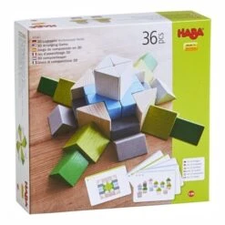 Jeu En Bois D'assemblage En 3D 36 Pièces Mosaïque Nordic Haba® - Jeu Haba -Jouets En Bois jeu d assemblage en 3d mosaique nordic haba jeu reflexion 5