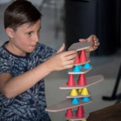 Jeu D'équilibre En Bois Piks Big Kit 64 Pièces Oppi® - Jouets Pédagogiques En Bois -Jouets En Bois jeu d equilibre en bois piks big kit oppi jouet sen bois 2