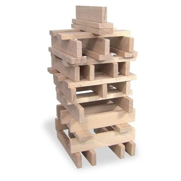 Jeu De Construction Batibloc 100 Planchettes Bois Naturel Vilac® - Jouets En Bois 4 Jeu De Construction Batibloc 100 Planchettes Bois Naturel Vilac® - Jouets En Bois – Image 2