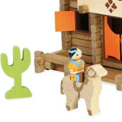 Jeu De Construction En Bois Far West Le Saloon 170 Pièces Jeujura® | Ref: 8067 - Jouet En Bois Jeujura -Jouets En Bois jeu de construction en bois far west le saloon 170 pieces jeujura jouet en bois jeujura 3
