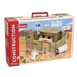 Jeu De Construction En Bois Jeujura® Far West Le Fort 200 Pièces | Ref: 88051 - Jouet En Bois Jeujura -Jouets En Bois jeu de construction en bois jeujura far west le fort 200 pieces ref 88051 jouet en bois jeujura 3