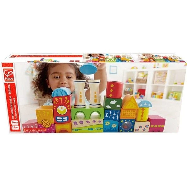 Jeu De Cubes Château Fort Fantasia - Jouets Bio Hape 5 Jeu De Cubes Château Fort Fantasia - Jouets Bio Hape – Image 3