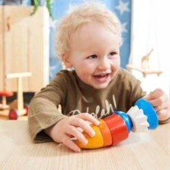 Jeu De Laçage En Bois Fusée HABA® - Jeu éveil Bébé -Jouets En Bois jeu de lacage en bois fusee haba jeu eveil bebe 2