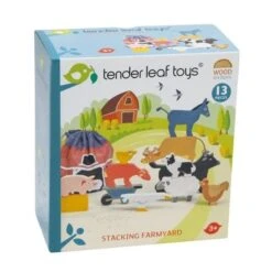 Jeu En Bois D’équilibre Empileur La Cour De La Ferme Tender Leaf Toys® - Jouets En Bois -Jouets En Bois jeu en bois dequilibre empileur la cour de la ferme tender leaf toys jouets en bois 2