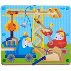 Jeu En Bois Labyrinthe Magnétique Sur Le Chantier HABA® - Circuit Billes