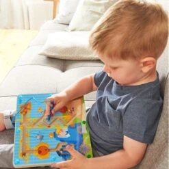 Jeu En Bois Labyrinthe Magnétique Sur Le Chantier HABA® - Circuit Billes -Jouets En Bois jeu en bois labyrinthe magnetique sur le chantier haba circuit billes 3