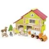Jeujura Chalet à Comté Avec Camion Et Animaux 180pcs | Ref: 8054 - Jouets En Bois Jeujura
