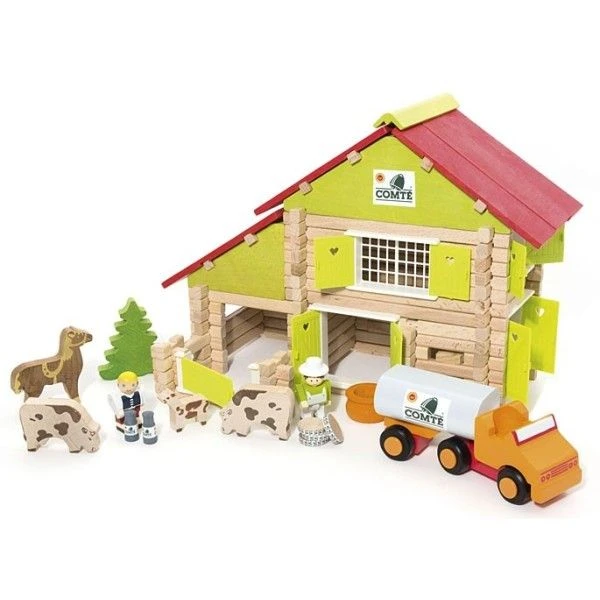Jeujura Chalet à Comté Avec Camion Et Animaux 180pcs | Ref: 8054 - Jouets En Bois Jeujura 3 Jeujura Chalet à Comté Avec Camion Et Animaux 180pcs | Ref: 8054 - Jouets En Bois Jeujura