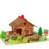 Jeux De Construction En Bois Le Refuge De La Marmotte 150 Pièces Jeujura® | Ref: 8090 - Jouets Bois France -Jouets En Bois jeux de construction en bois le refuge de la marmotte 150 pieces jeujura ref 8090 jouets bois france