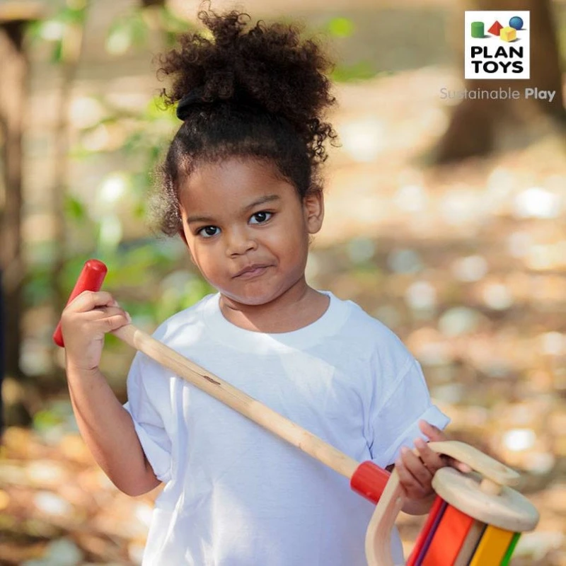 Jouet Canne à Pousser Bébé Plantoys Marche & Roule - Jouet En Bois 4 Jouet Canne à Pousser Bébé Plantoys Marche & Roule - Jouet En Bois – Image 2