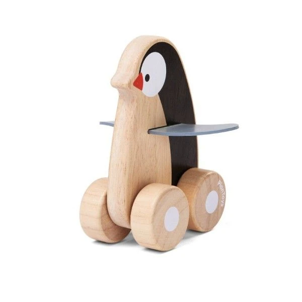 Jouet à Pousser En Bois 'Pingouin Roulant' Plantoys®- Jouet En Bois 12 Mois 4 Jouet à Pousser En Bois 'Pingouin Roulant' Plantoys®- Jouet En Bois 12 Mois – Image 2