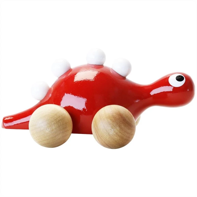 Jouet à Promener Dinosaure 'Gino Le Dino Rouge' Vilac®- Jouets En Bois 4 Jouet à Promener Dinosaure 'Gino Le Dino Rouge' Vilac®- Jouets En Bois – Image 2