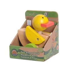 Jouet à Trainer Canard EverEarth - Jouets Bois -Jouets En Bois jouet a trainer canard everearth jouets bois 2