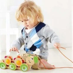 Hape Jouetà Trainer Chenilles & Fleurs - Jouets Hape -Jouets En Bois jouet a trainer chenilles fleurs jouets hape 2