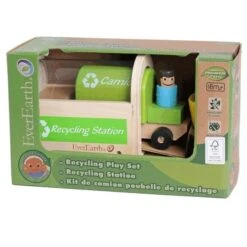Jouet Camion & Station De Recyclage En Bois EverEarth® - Jouets Bois -Jouets En Bois jouet camion station de recyclage everearth jouets bois 2
