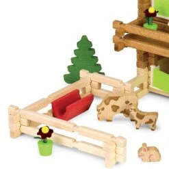 Jouet Chalet De Heidi (175pcs) Jeujura® | Ref: 8034 - Jouets En Bois écologiques -Jouets En Bois jouet chalet de heidi 175pcs jeujura ref 8034 jouets en bois ecologiques 2