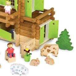 Jouet Chalet De Heidi (175pcs) Jeujura® | Ref: 8034 - Jouets En Bois écologiques -Jouets En Bois jouet chalet de heidi 175pcs jeujura ref 8034 jouets en bois ecologiques 3
