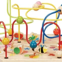Jouet Cube D'éveil Multi Activités 7 En 1 EverEarth® - Jouets Bois -Jouets En Bois jouet cube d eveil multi activites 7 en 1 everearth jouets bois 3