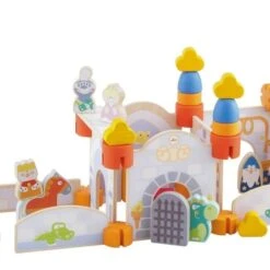 Jouet De Construction En Bois 'Château Comte & Dragons' 51 Pièces Sevi 1831 - Jouets En Bois -Jouets En Bois jouet de construction en bois chateau comte dragons 51 pieces sevi 1831 jouets en bois 2