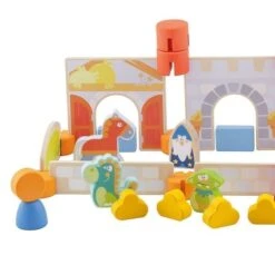 Jouet De Construction En Bois 'Château Comte & Dragons' 51 Pièces Sevi 1831 - Jouets En Bois -Jouets En Bois jouet de construction en bois chateau comte dragons 51 pieces sevi 1831 jouets en bois 5