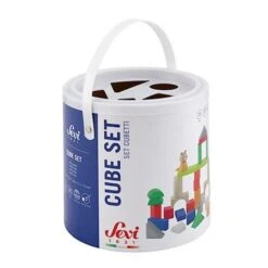 Jouet De Construction En Bois 'Set De Cubes' 35 Pièces Sevi 1831 - Jouets En Bois -Jouets En Bois jouet de construction en bois set de cubes 35 pieces sevi 1831 jouets en bois 1