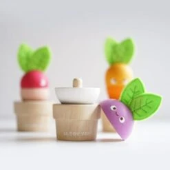 Jouet En Bois à Empiler 'Légumes Extra Drôles' Le Toy Van® - Jouets En Bois -Jouets En Bois jouet en bois a empiler legumes extra droles le toy van jouets en bois 3