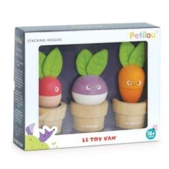 Jouet En Bois à Empiler 'Légumes Extra Drôles' Le Toy Van® - Jouets En Bois -Jouets En Bois jouet en bois a empiler legumes extra droles le toy van jouets en bois 7