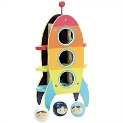 Jouet En Bois à Marteler Fusée Dans Les étoiles Vilac® - Jouets En Bois -Jouets En Bois jouet en bois a marteler fusee dans les etoiles vilac jouets en bois 2