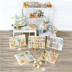 Jouet En Bois Baril De 50 Cubes Safari Small Foot By Legler® - Cubes En Bois -Jouets En Bois jouet en bois baril de 50 cubes safari small foot by legler cubes en bois 3