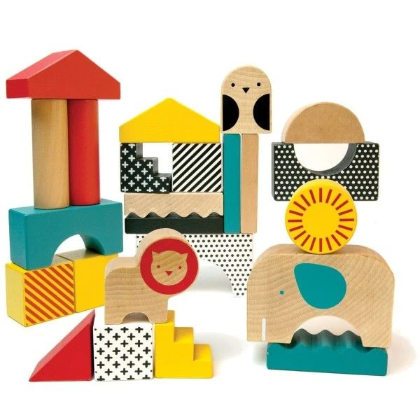 Jouet En Bois Blocs 26 Animaux De La JunglePetitcollage® -Jouet En Bois Bébé 3 Jouet En Bois Blocs 26 Animaux De La JunglePetitcollage® -Jouet En Bois Bébé