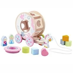 Jouet En Bois Calèche Enchantée à Tirer Sevi 1831® - Jouets écologiques -Jouets En Bois jouet en bois caleche enchantee a tirer sevi 1831 jouets ecologiques 2