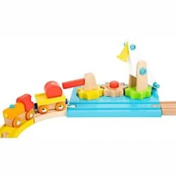 Jouet En Bois Circuit De Train En Bois Grue Junior Small Foot By Legler® - Train En Bois -Jouets En Bois jouet en bois circuit de train en bois grue junior small foot by legler train en bois 4