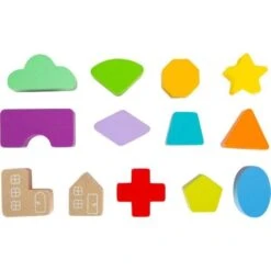 Jouet En Bois Cube Boite à Formes Arc-en-ciel Small Foot By Legler® - Cubes En Bois -Jouets En Bois jouet en bois cube boite a formes arc en ciel small foot by legler cubes en bois 5