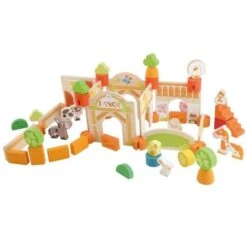 Jouet En Bois De Construction 'Mon Premier Ranch Sevi' 53 Pièces Sevi 1831 - Jouets En Bois