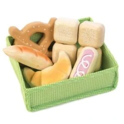 Jouet En Bois Dinette Marchande Panier Boulanger Tender Leaf Toys® - Jouets Bébé Bio