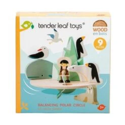 Jouet En Bois Équilibre Au Cercle Polaire Tender Leaf Toys® - Jeu D'équilibre En Bois -Jouets En Bois jouet en bois equilibre au cercle polaire tender leaf toys jeu d equilibre en bois 3