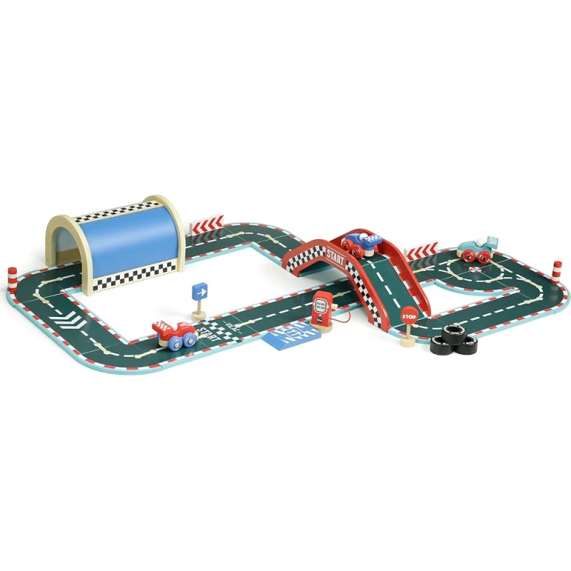 Jouet En Bois Grand Circuit Petites VoituresVilacity 36 Pièces Vilac®- Jouets 4 Ans 4 Jouet En Bois Grand Circuit Petites VoituresVilacity 36 Pièces Vilac®- Jouets 4 Ans – Image 2