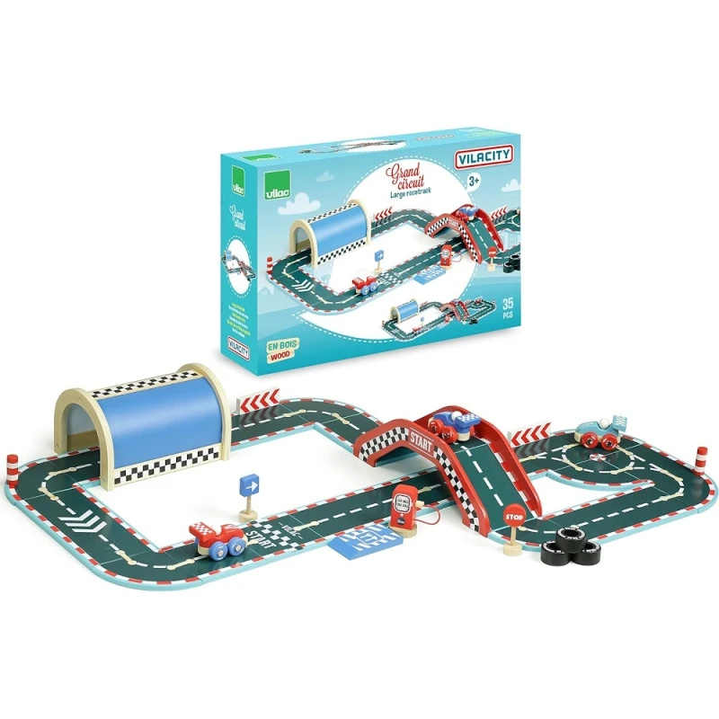 Jouet En Bois Grand Circuit Petites VoituresVilacity 36 Pièces Vilac®- Jouets 4 Ans 3 Jouet En Bois Grand Circuit Petites VoituresVilacity 36 Pièces Vilac®- Jouets 4 Ans