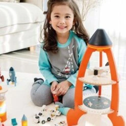 Jouet En Bois Grande Fusée Cosmique Tender Leaf Toys® - Jouets En Bois -Jouets En Bois jouet en bois grande fusee cosmique tender leaf toys jouets en bois 2
