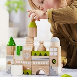 Jouet En Bois Jeu De Construction 28 Pcs Coburg HABA® - Ville En Bois -Jouets En Bois jouet en bois jeu de construction coburg haba ville en bois 2