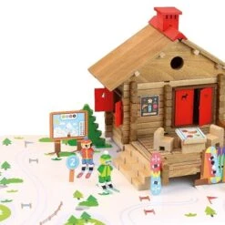 Jouet En BoisJeujura® Chalet Le Relais Des Pistes 120 Pcs | Ref: 8077 - Jouet En Bois Jeujura -Jouets En Bois jouet en bois jeujura chalet le relais des pistes 120 pcs ref 8077 jouet en bois jeujura 2