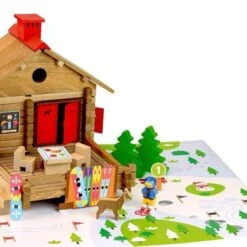 Jouet En BoisJeujura® Chalet Le Relais Des Pistes 120 Pcs | Ref: 8077 - Jouet En Bois Jeujura -Jouets En Bois jouet en bois jeujura chalet le relais des pistes 120 pcs ref 8077 jouet en bois jeujura 3