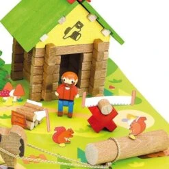 Jouet En BoisJeujura® Kit La Maison Du Bûcheron 50 Pcs | Ref: 8226 - Jouet En Bois Jeujura -Jouets En Bois jouet en bois jeujura kit la maison du bucheron 50 pcs ref 8226 jouet en bois jeujura 2
