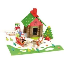 Jouet En BoisJeujura® Kit La Maison Du Père Noël 50 Pcs | Ref: 8227 - Jouet En Bois Jeujura