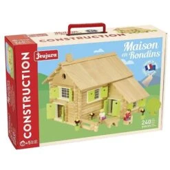 Jouet En Bois Jeujura® Maison En Rondins 240 Pièces | Ref: 8049 - Jouets Ecologiques -Jouets En Bois jouet en bois jeujura maison en rondins 240 pieces ref 8049 jouets ecologiques 2